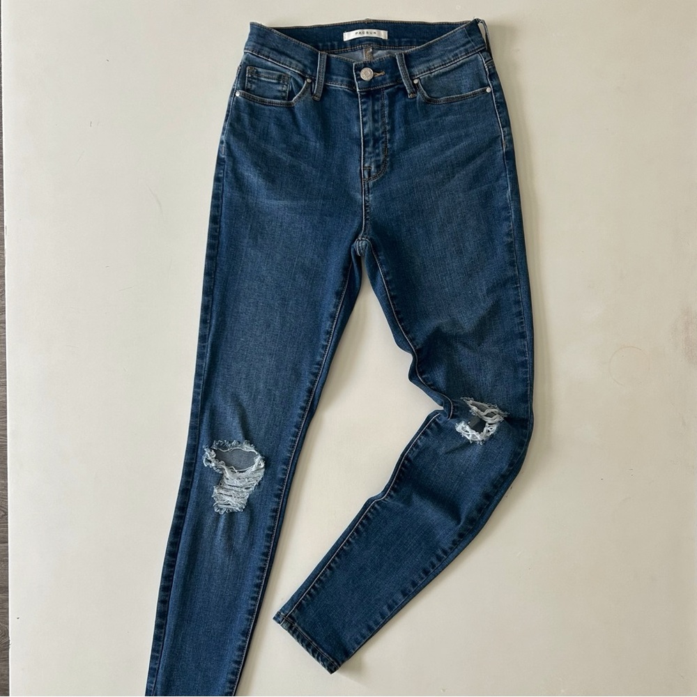 PacSun High-Waisted Distressed Skinny Jeggings Fall/Winter Denim Size 25